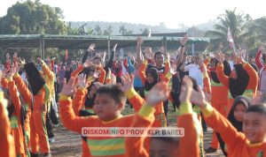 Pj Gubernur Suganda Aktif Ikuti Senam Aerobik Hingga Senam Bedincak