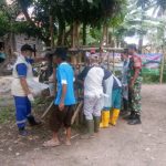 Babinsa Koramil 2302/Bojonegara, Bintahwil Penyemprotan Pogging