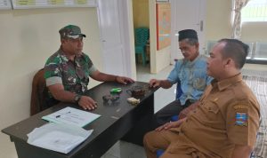 Babinsa Koramil 2306/Mancak, Giat Komsos Membahas Tentang Hari Raya Idul Adha