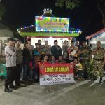 Sinergi TNI Polri, Babinsa Koramil Pasir Sakti Hadiri Perlombaan Sat Kamling