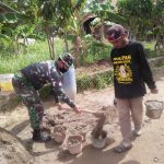 Babinsa Koramil 2304/Anyer, Giat Karbak Pembangunan Perehaban Masjid