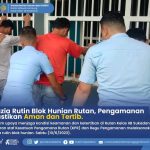 Jaga Kondisi Keamanan dan Ketertiban di Rutan, Jajaran KPR Giat Razia Rutin Bok Hunian