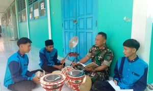 Babinsa Koramil 2305/Cinangka, Puan Ter Pendataan Alat Musik Tradisional