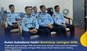 Rutan Sukadana Hadiri Kegiatan Workshop Jaringan SPBE Secara Virtual