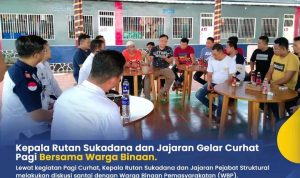 Abdul Aziz Karutan Melalui Diskusi Santai Pagi Gelar Diskusi Santai Bersama WBP