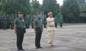 Kodim 0429/Lamtim Gelar Upacara Bendera 17-an, Irup Bacakan Amanat Pangdam II/Swj