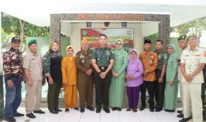 Kodim 0623/Cilegon, Melaksanakan Kegiatan KomSos Dengan Keluarga Besar TNI