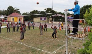 Meriahkan Hari Bhayangkara, Polres Jeneponto Gelar Pertandingan Volleyball