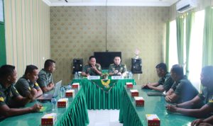 Dua Kodim jajaran Korem 043/Gatam Terima Kunjungan Tim Wasgiat Bidang Personel Kodam ll/Swj