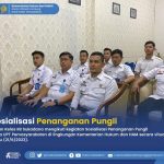 Rutan Kelas IIB Sukadana Ikuti Kegiatan Sosialisasi Penanganan Pungli di lingkungan Kemenkumham Secara Virtual