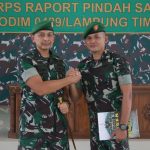 Dandim 0429/Lamtim Kembali Lepas Prajurit Terbaik Pindah Satuan