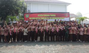 Kegiatan Pembinaan Pramuka Saka Wira Kartika Kodim 0623/Cilegon di Buka, Ini Pesan Dandim