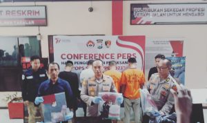 Polres Takalar Gelar Press Conference Hasil Operasi Sikat Lipu 2023