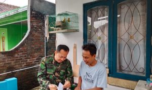 Babinsa Koramil 2306/Mancak, Puan Ter Mendata Jumlah Petani