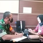 Babinsa Koramil 2307/Ciwandan, Puan Ter Pendataan Jumlah Sekolah