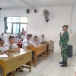 Babinsa Koramil 2307/Ciwandan, Bintahwil Memberikan Materi PBB Dasar