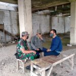 Babinsa Koramil 2307/Ciwandan, Komsos Membahas Tentang Kegiatan Gotong Royong