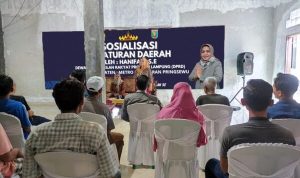 Hanifah Anggota DPRD Lampung Akui Bersilaturahmi Bersama Warga Merupakan Kewajiban