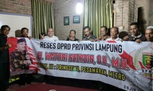 Watoni Noerdin Anggota Komisi I DPRD Lampung Maksimalkan Serap Aspirasi Masyarakat