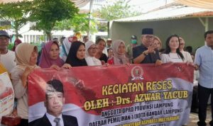 Drs.H. Azwar Yacub Anggota DPRD Provinsi Lampung Serap Aspirasi Masyarakat di Kelurahan Sidodadi