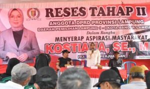 Kostiana Anggota DPRD Provinsi Lampung Giat Serap Aspirasi Masyarakat 