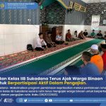 Partisipasi Aktif dalam Pengajian, Rutan Kelas IIB Sukadana Rutin Pembinaan Rohani