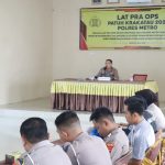 Gelar Latihan Pra Operasi, Polres Metro Lakukan Persiapan Ops Patuh Krakatau 2023