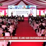 Mewakili Gubernur Diskominfotik Ikuti Doa Bersama dalam Rangka HUT Bhayangkara ke-77 di GSG Presisi Polda Lampung