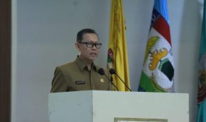 Fahrizal Darminto Sekda Lampung, Mewakili Gubernur Sampaikan Jawaban Terhadap Pandangan Umum dari Fraksi-fraksi DPRD 