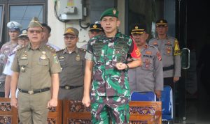Dandim 0429/Lamtim Hadiri Apel Gelar Pasukan Ops Patuh Krakatau Polres Lamtim