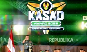 Dandim 0429/Lamtim Bersama Forkopimda Nobar Kasad Award 2023