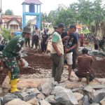 Bangunan RTLH Mulai Dikerjakan Satgas TMMD ke-117