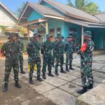 Bangkitkan Semangat Anggota, dan-SSK TMMD 117 Pimpin Apel Pagi