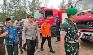 Antisipasi Terhadap Bencana Alam Karhutla Kapolres Bangka Barat Hadiri Apel Kesiapsiagaan