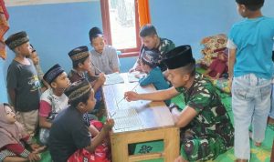 Dan Satgas TMMD 117 Apresiasi Anggotanya Ajarkan Mengaji Anak-anak Sumber Marga
