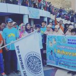 Sambut Tahun Baru Hijriyah 1445 H, Ribuan Santri BKPRMI Takalar Padati Lapangan Makkatang Daeng Sibali