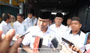 Pj Gubernur Suganda Bertakziah, Sampaikan Duka Cita Wafatnya Nico Plamonia