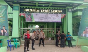 Polisi Berikan Pengamanan Konferwil XI NU Lampung di Kota Metro