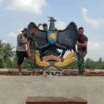 Wujud Kerja Nyata Satgas TMMD Kodim 0429/Lamtim, Patung Gatam Tegap Berdiri