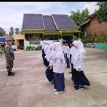 Babinsa Koramil 2307/Ciwandan, Bintahwil Memberikan Materi PBB Dasar