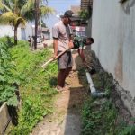 Babinsa Koramil 2304/Anyer, Karbak Pembersihan Saluran Air