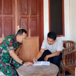 Babinsa Koramil 2306/Mancak, Puan Ter Pendataan Warung Kecil
