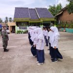 Babinsa Koramil 2307/Ciwandan, Bintahwil Memberikan Materi PBB Dasar