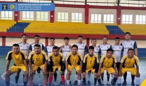 Guna Tingkatkan Kesehatan Fisik, Rutan Kelas II Sukadana Gelar Pertandingan Futsal