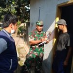 Babinsa Koramil 2307/Ciwandan, Puan Ter Pendataan Jumlah Kontrakan