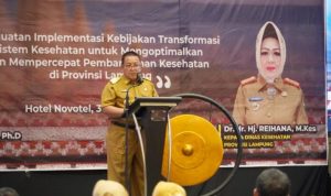 Gubernur Lampung Membuka Rakerkesda 2023 