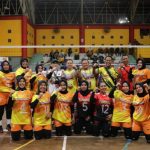 Tim Bola Voli Putri Lampung Bertanding di Semarang
