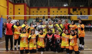Tim Bola Voli Putri Lampung Bertanding di Semarang