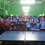 Tim Tenis Meja Lampung Berhasil Lumpuhkan Tim Kementerian Dalam Negri 
