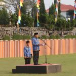 Mewakili Gebernur Zainal Abidin Pimpin Upacara Gabungan di lingkungan Pemerintah Provinsi Lampung